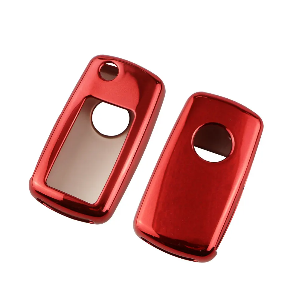 Carmilla TPU Car Folded Key Protector Case for VW Golf Bora Jetta POLO Passat Skoda Superb Octavia Fabia Seat Ibiza Leon | Автомобили и