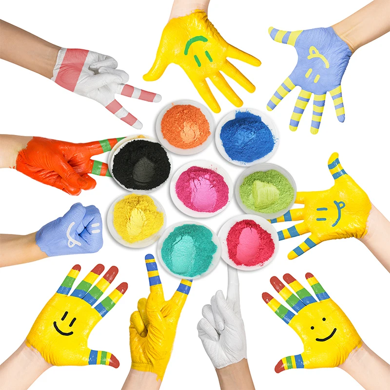 Тип 4003 слюдяной пигмент жемчужный порошок натуральный минеральный краситель для