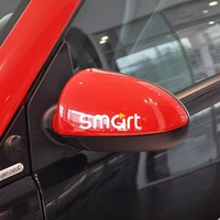 4 x car styling reflective car rearview mirror sticker wiper decal accessories for smart fortwo forfour