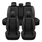 Чехлы для 5-местных автомобильных сидений, 11 шт., Защитные чехлы для сидений класса люкс из искусственной кожи, полный комплект для внедорожника, грузовика