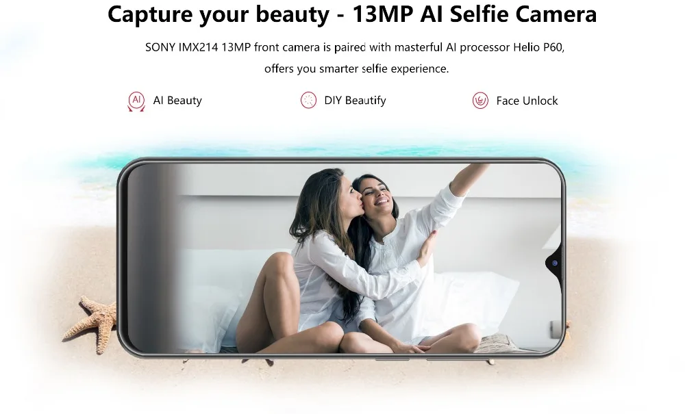 Смартфон Cubot X20 Pro 6," FHD+ с функцией капли воды, режим AI, тройная камера, Android 9,0, 6 ГБ+ 128 ГБ, четыре ядра, 4000 мА/ч, для распознавания лица