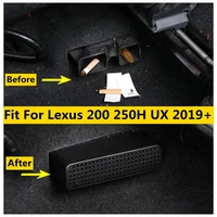 under seat floor air heat ac conditioning vent outlet grille cover trim protective accessories for lexus 200 250h ux 2019 2022