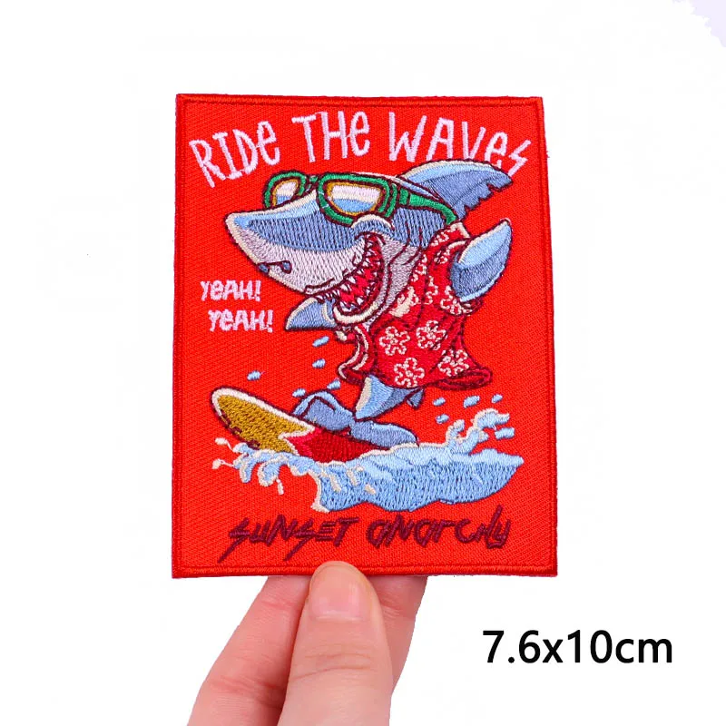 Симпатичные нашивки с животными на одежду корги собаки кошки вышитые утюгом для