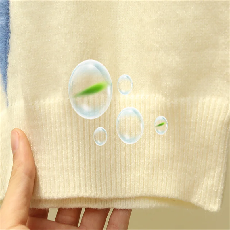 Свитер женский шерстяной теплый в полоску с длинным рукавом зимний 2020 | Женская