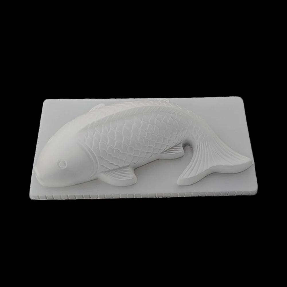 Новые DIY 3D Koi Рыбы пластиковае формы для торта шоколадного желе формы для сладостей форма для выпечки
