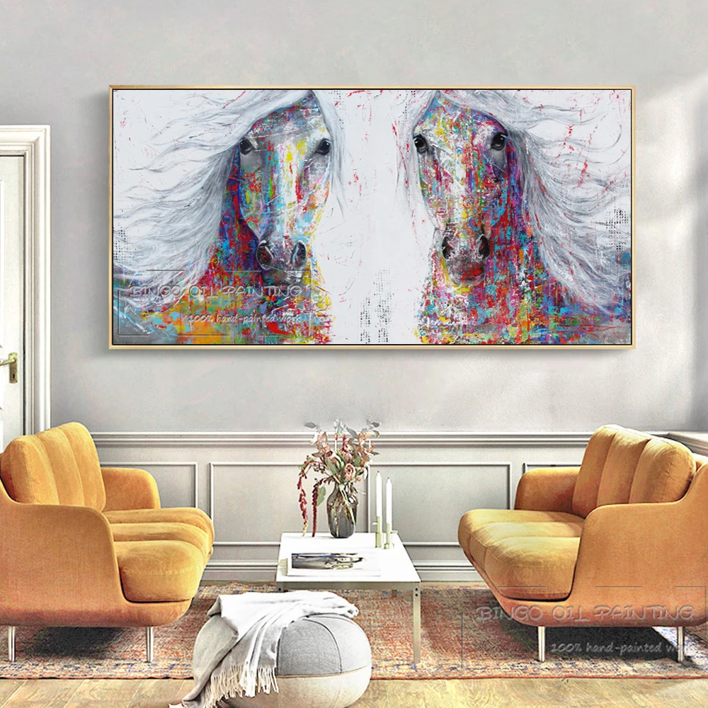 Акриловая живопись ручной работы с изображением очаровательных художников