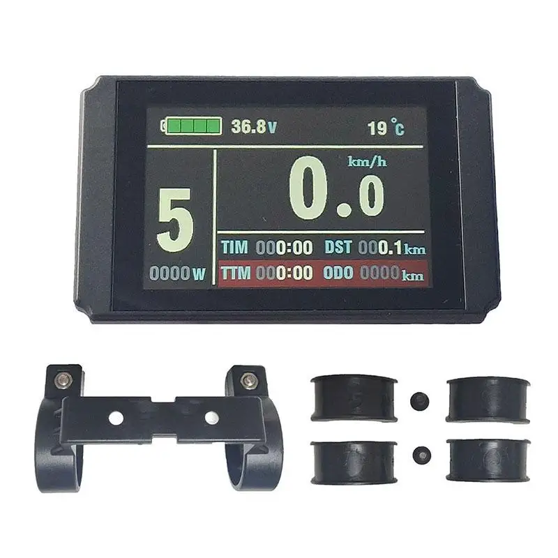 Когда-нибудь аксессуары для электрического велосипеда компьютер KT-LCD 8H цветной