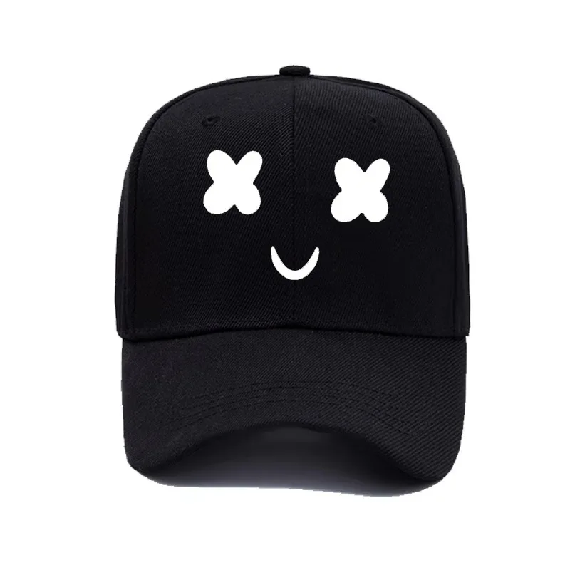DJ Marshmellow шляпа бейсбольная Кепка шапка с сеткой в стиле хип хоп Marshmallow Smiley Face