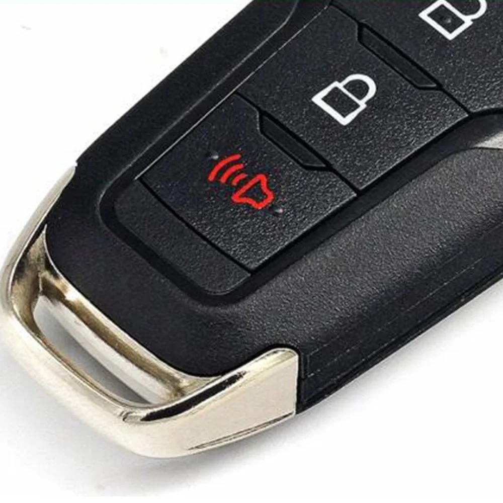 OkeyTech 3/4 кнопки флип дистанционного ключа Автозапуск Fob Hitag Pro для Ford Fusion 2013 2015 FCC