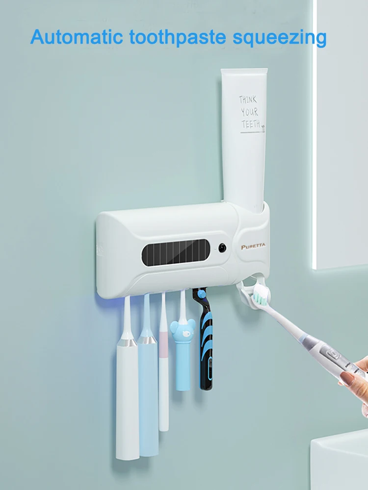 Интеллектуальный Антибактериальный держатель ультрафиолетовой зубной щетки