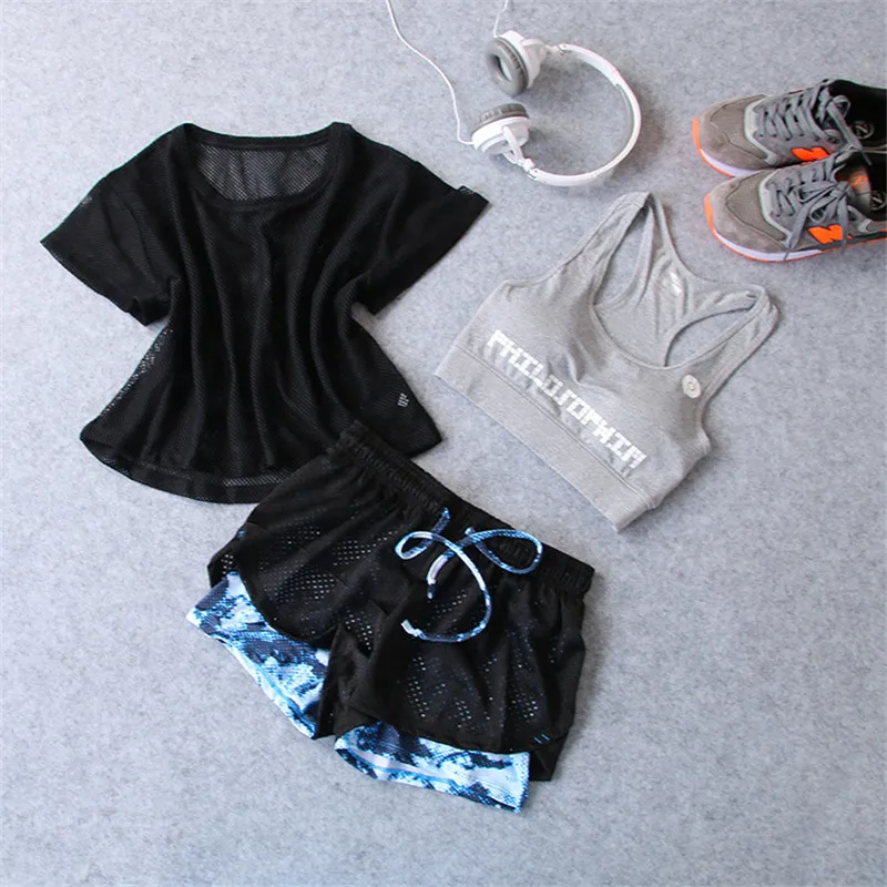 1 комплект/3 шт. спортивная одежда спортивный костюм для бега и йоги Спортивная