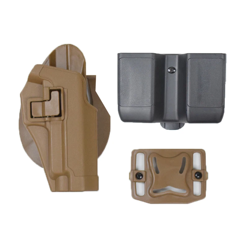 Наружная охотничья кобура для стрельбы из пистолета с двойным журнальным мешком