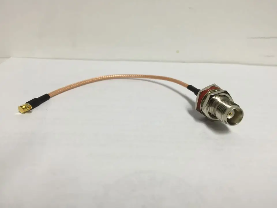 

MMCX elbow to TNC inner hole RG316 low loss resistance to high temperature wear resistance double shield pure copper plated wire