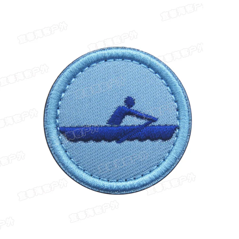 Бойскауты Вышивка Аппликации Значки Эмблемы в стиле милитари 4 см аксессуар крюк