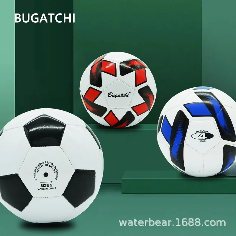 

Soccer Ball Sizes 3 4 5 Practice Traditional High Quality Balls For Kids Youth Adults Training PVC Competition Football