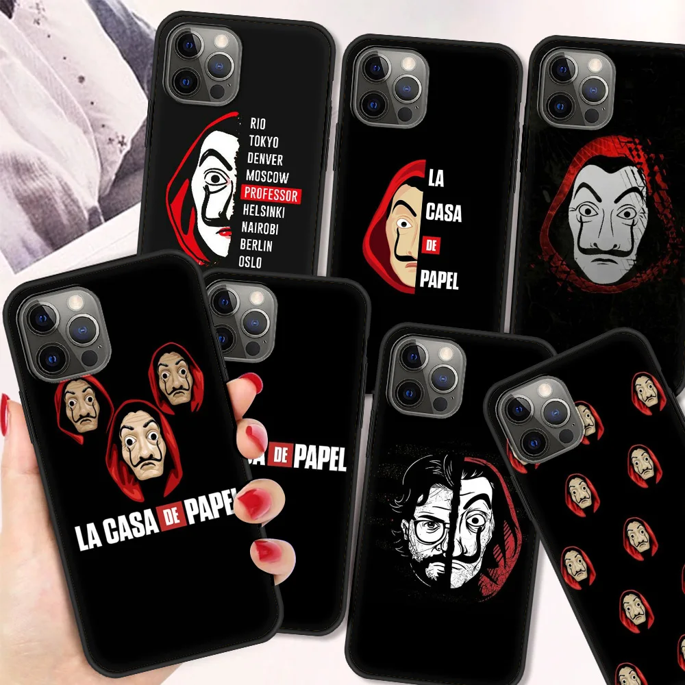 

Ударопрочный чехол La Casa De Papel для iPhone 13, 12, 11 Pro, Max, 8, 7 Plus, Fundas, мягкий силиконовый чехол для iPhone X, XS, Max, XR, чехол, сумка