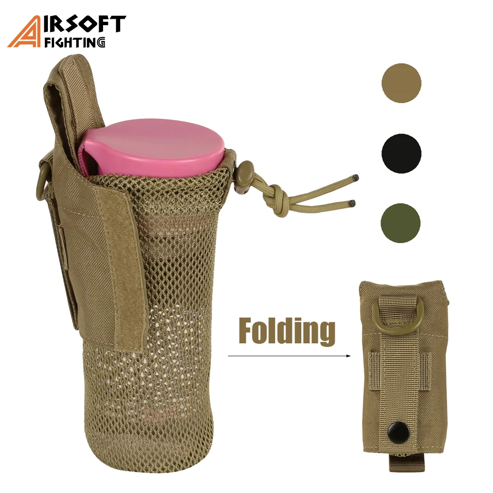 

Складная сумка для бутылки с водой 1000D, тактический мешок на Молле, для чайника, отдыха на открытом воздухе, гидратация, для кемпинга, походов