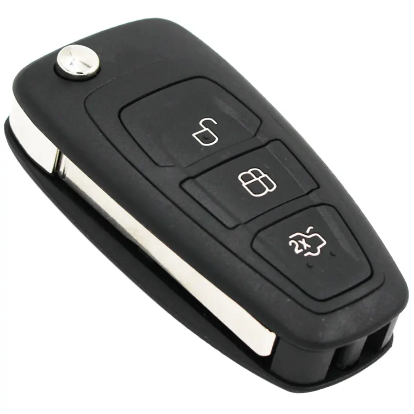 3 кнопки умный Складной Дистанционный брелок 433 МГц с чипом 4D60/4D63 для Ford Focus MK3 и T6