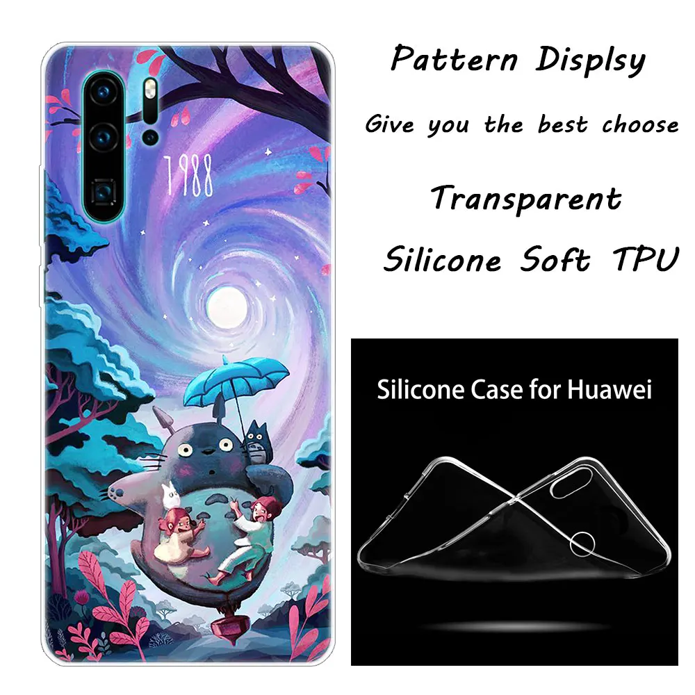 003 Мягкий чехол аниме студия Ghibli унесенный спиром Тоторо для huawei NOVA 3 3i 5 5i P20 P30 Pro P9 P10 P8 Lite P Smart Z Plus - Цвет: 003