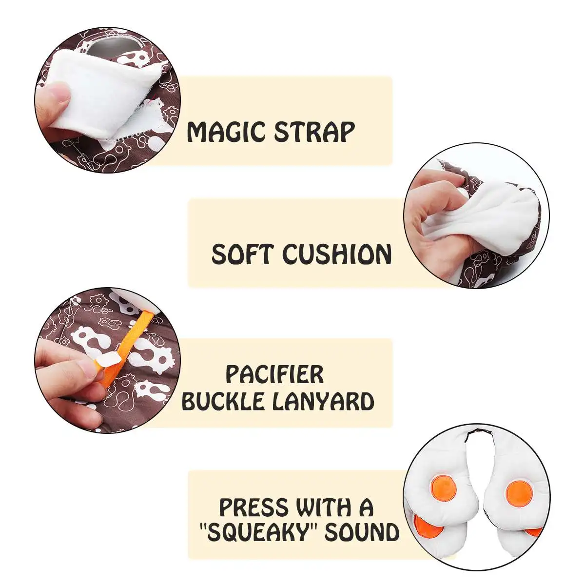 

Big Size New Arrived Baby Infant Toddler Head Support Body support For Car Seat Cover Joggers Strollers Cushions Child Pillow