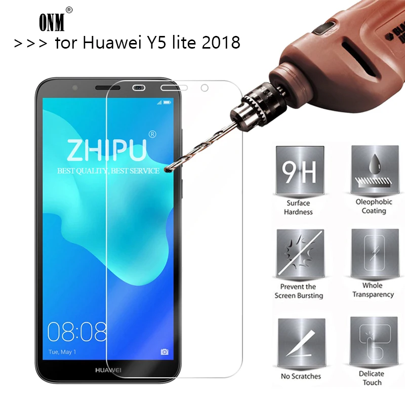 Закаленное стекло для Huawei Y5 lite 2018 Защитное экрана 2.5D 9H закаленное защитная пленка