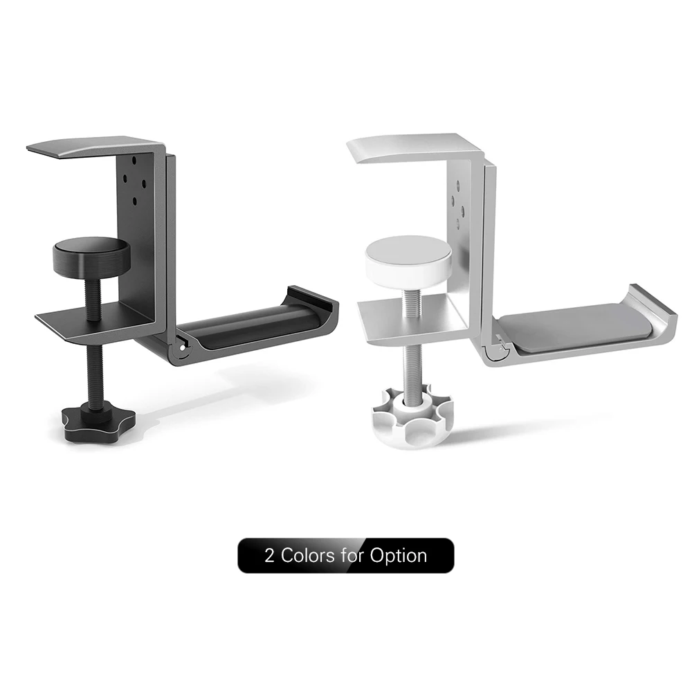 Universal Headset Hanger Headphone Hook Holder Desk Mount Stand with Foldable Clamp Horizontal Vertical Installation | Спорт и