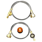 Адаптер для заправки газовой плиты для кемпинга на открытом воздухе, длинный адаптер для бутылки, аксессуары, кухонная посуда для пикника