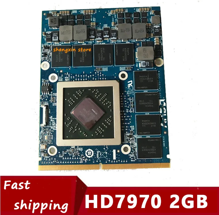 Видеокарта Radeon HD7970 HD7970M GDDR5 2 Гб 216 0836036 для Dell Alienware M17X M18X R1 R2 M6600 M6700 100%