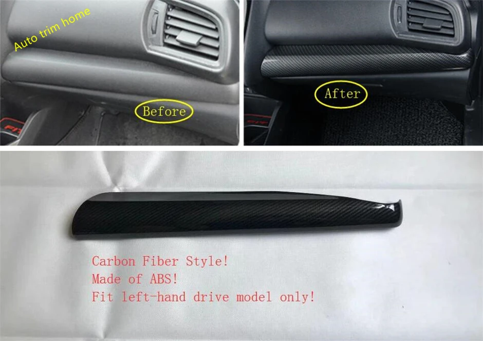 Lapetus ABS co-пилот приборной панели Крышка отделка 1 шт. для Honda FIT JAZZ 2014 2015 2016 2017 2018