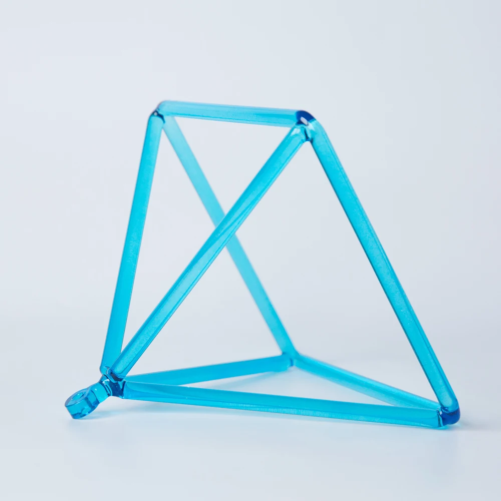 9 &quotсиний цвет кристалл поющая пирамида для лечения звука | Спорт и развлечения