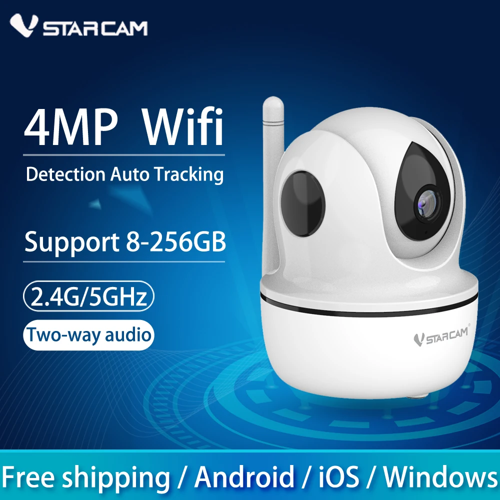 IP-камера Vstarcam 4-мегапиксельная 2 4 ГГц 5 Wi-Fi | Безопасность и защита