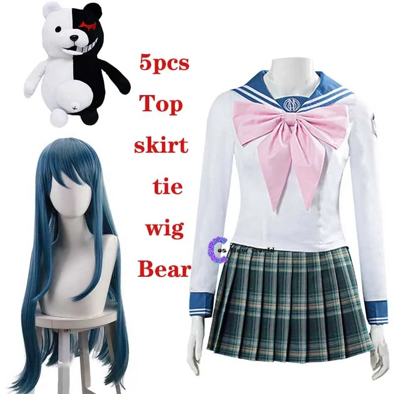Женский костюм для косплея Maizono Sayaka Cos JK из аниме данганронпа2| |