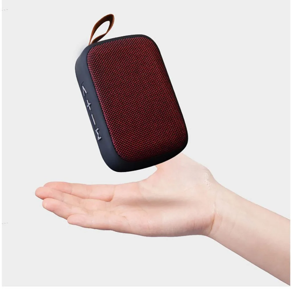 Портативный беспроводной Bluetooth стерео динамик для смартфона планшета ноутбука поддержка SD карты FM радио мини громкий динамик открытый