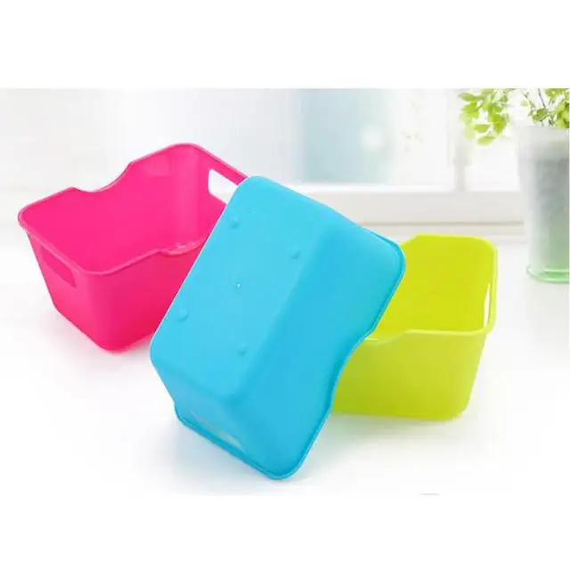 Многоцелевой ящик для хранения пластиковая кухонная подставка коробка макияж