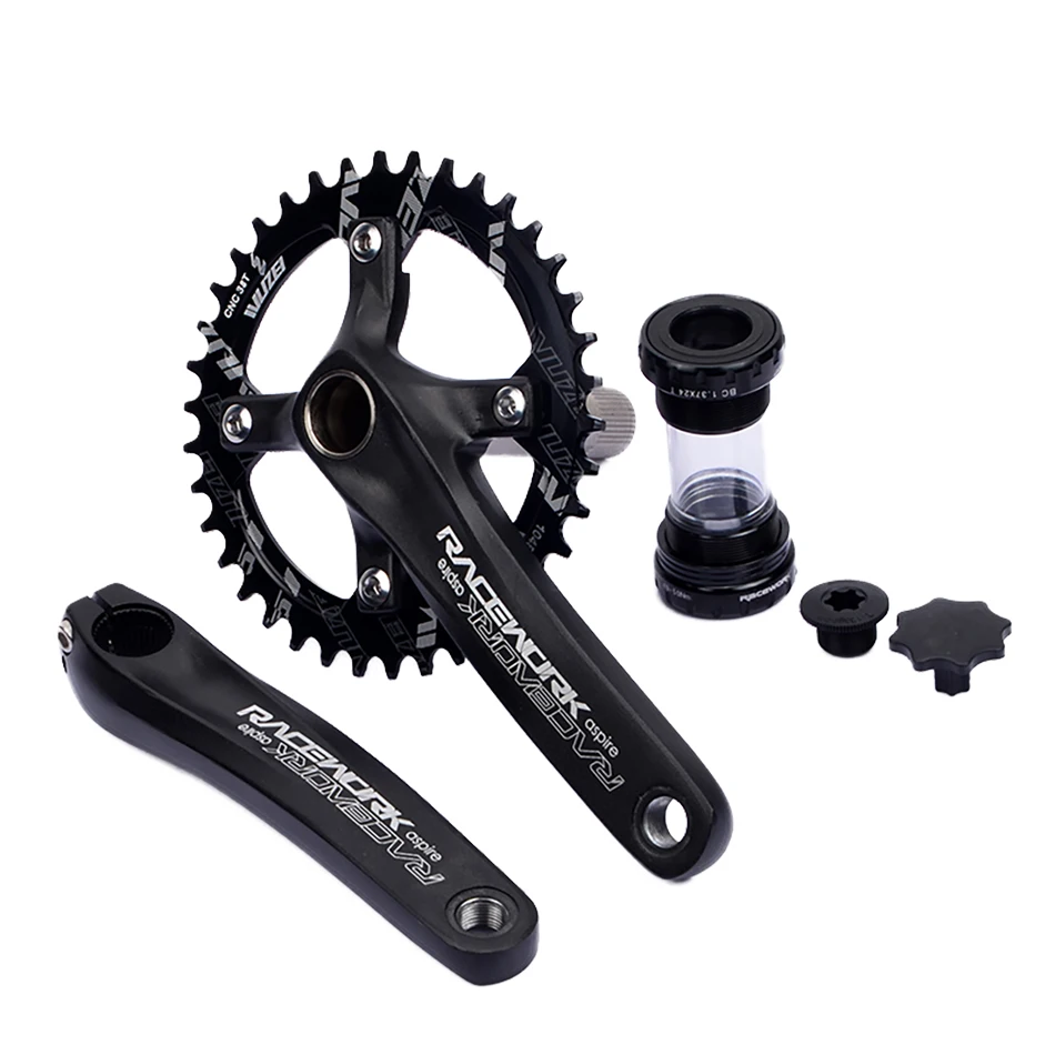 RACEWORK 36T 170L SHIMAN0 M6000/M610/M615 10 скоростные переключатели+ задние переключатели+ 42T 46T 50T SUNSHINE cassette 10 speed Chain Groupset - Цвет: RACEWORK 36T 170L