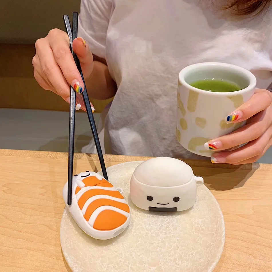 3D чехол для наушников для AirPods, силиконовый чехол, милый ins, медведь, собака, чехол для Apple Air pods 2, наушники/Earburd/Earpods, чехол, ремешок