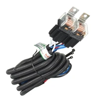 12v h4 negative switched led headlightlamp bulb relay wiring harness plug kit