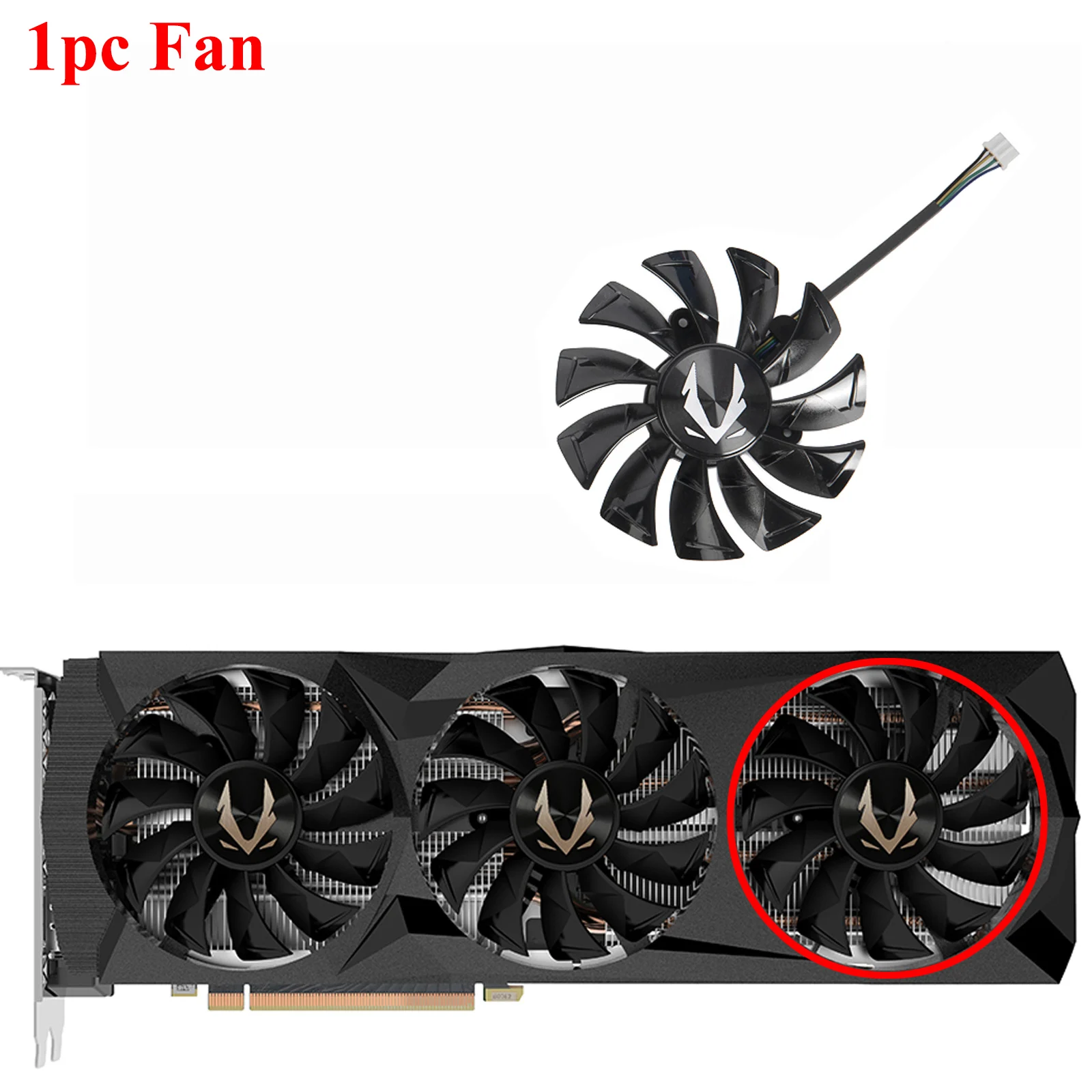 87ММ ГА92С2У Вентилятор замены GPU Cooler для ZOTAC Gaming RTX 2070 2080 Ti AMP 2080Ti Графическая видеокарта Охлаждение вентиляторами.