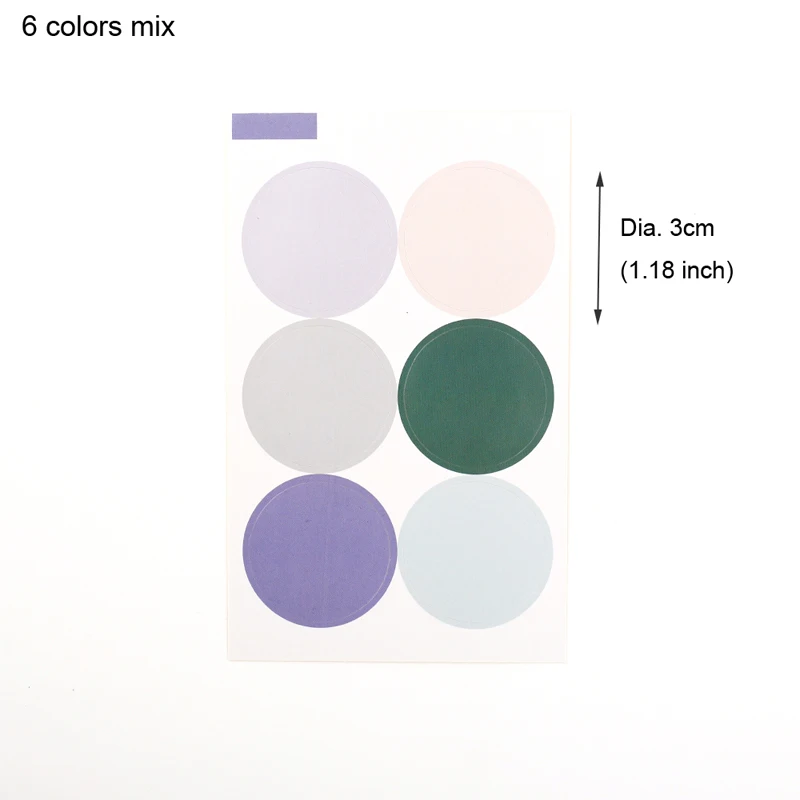 light purple 60 шт. DIY стикер s Morandi цветная бумажная наклейка самоклеющаяся Скрапбукинг Уплотнительная наклейка s Выпечка Подарочный стикер вечерние украшения - Цвет: light purple