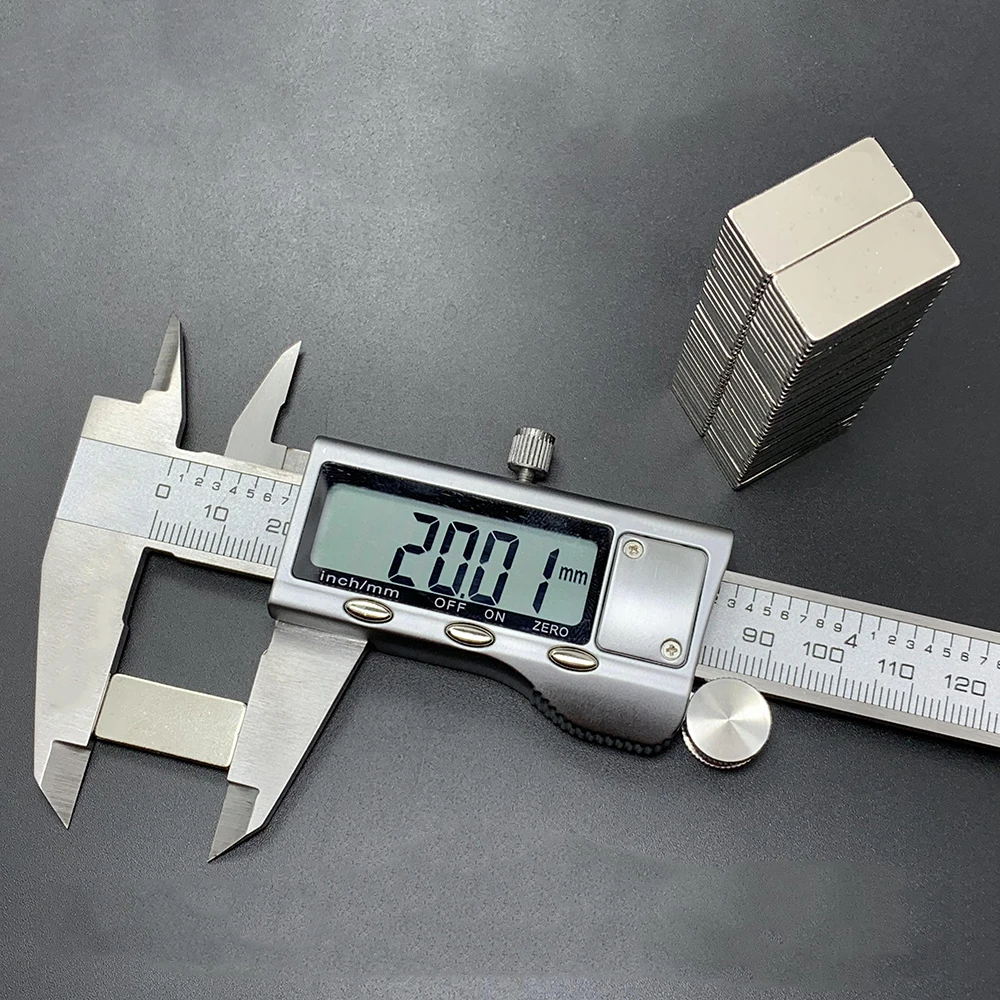 

5/10/20psc Neodymium magnet 20x10x2 NdFeB square super strong strong permanent magnet block rare earth refrigerator magnet