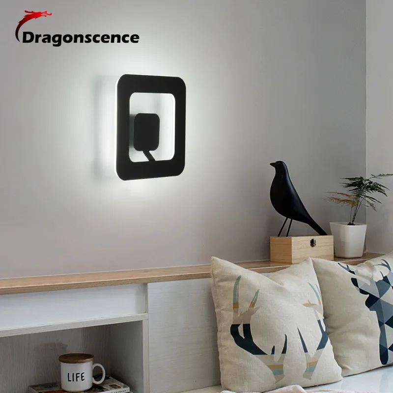 Настенные светильники Dragonscence комнатное Черное и белое минималистичное