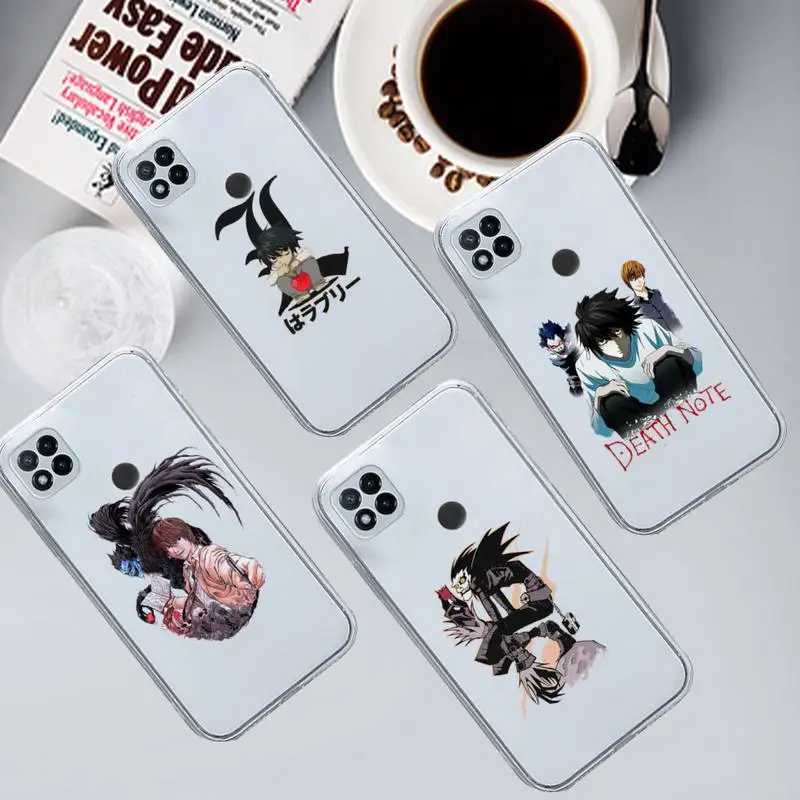 

Anime Manga Death Note Ryuk Phone Case Transparent for Xiaomi redmi note 8 9 10 11 t lite pro ultra mix 4 k40