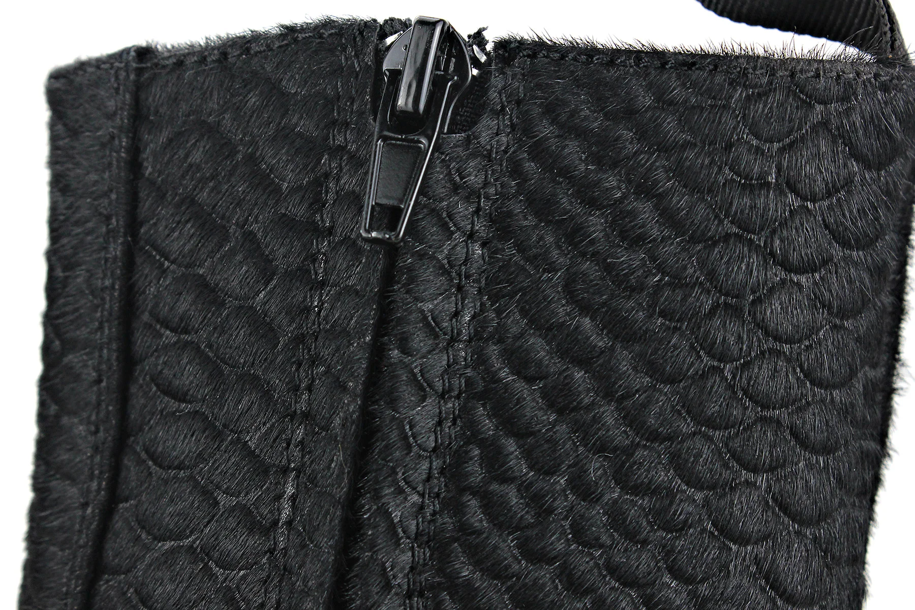 

Men Chelsea Ankle Boots Genuine Horse Leather Crocodilian Print Horse Hair Boot with Side Zipper Heel Boots designer footwear