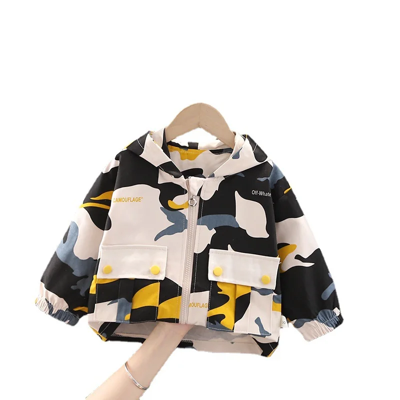 

New Spring Autumn Fashion Boys Jacket Baby Girl Clothes Children Sport Hooded Coat Toddler Casual Costume Infant Kids Sportswear