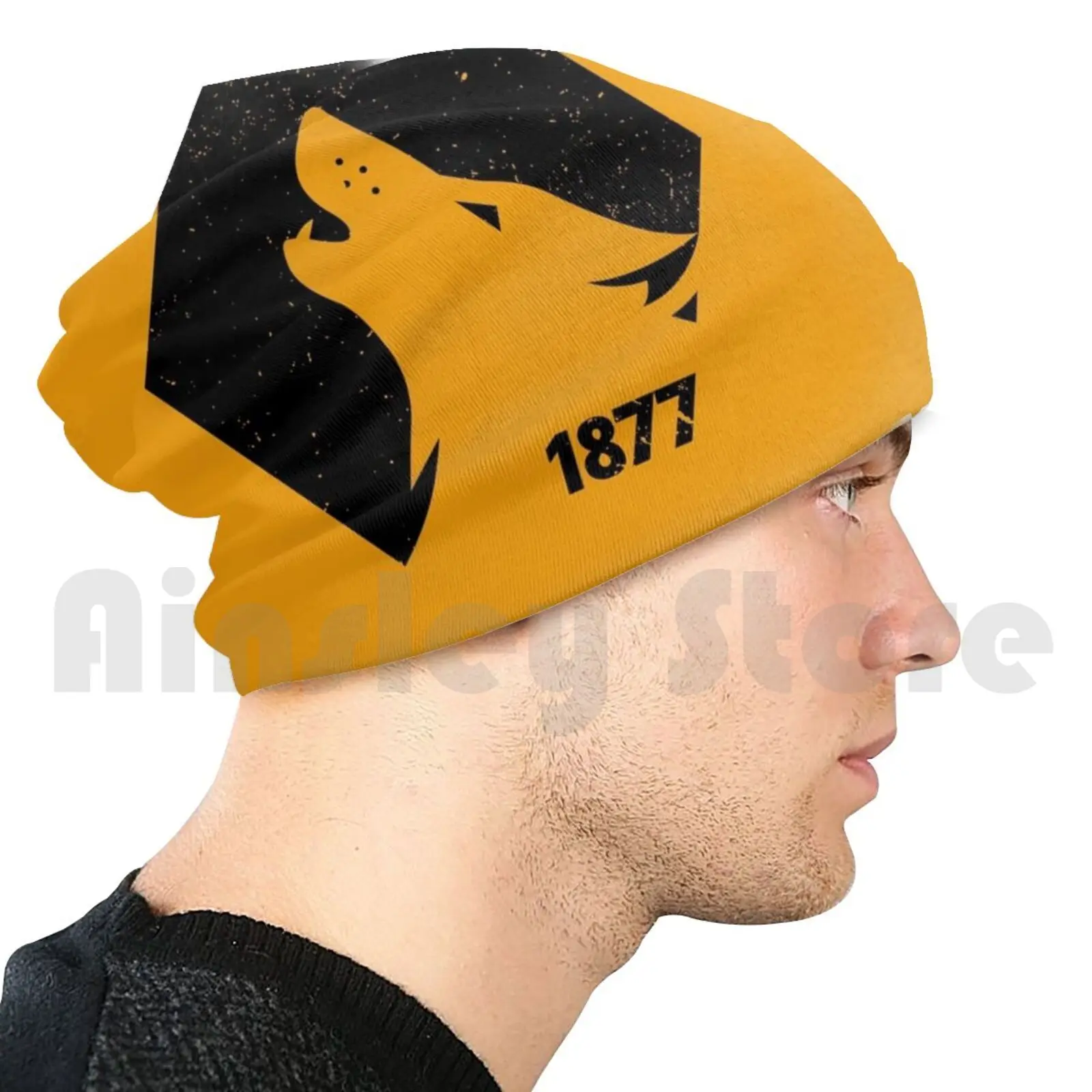 Черные Облегающие шапки 1877 вязаная шапка в стиле хип хоп городские волки