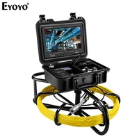 eyoyo hd 1280720p pipeline endoscope inspection camera underwater industrial pipe sewer drain wall digital cam lcd monitor