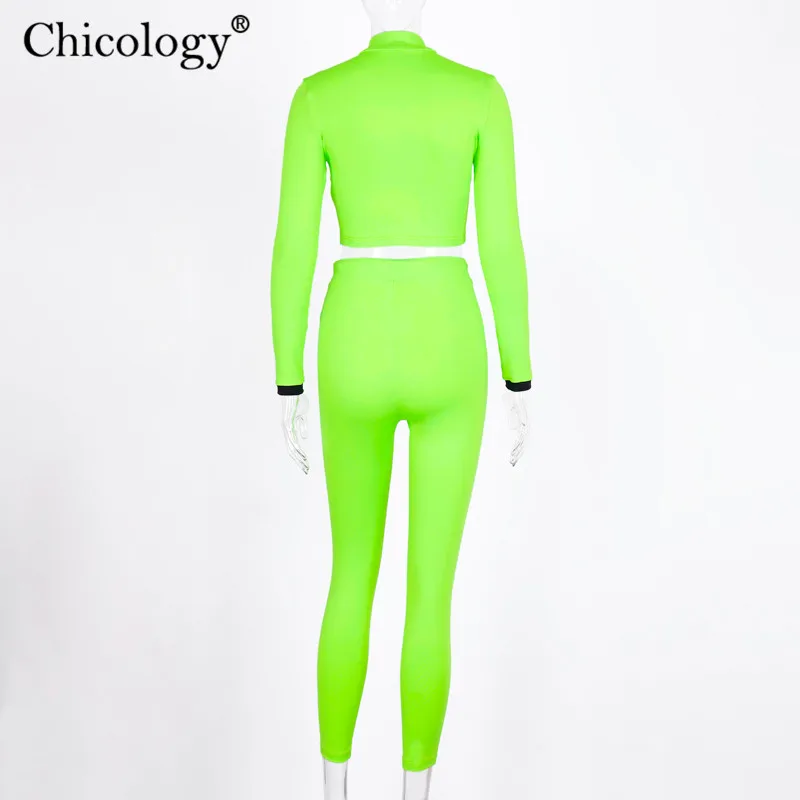 Chicology женское неоновое 2 комплект из двух предметов в комплекте набор