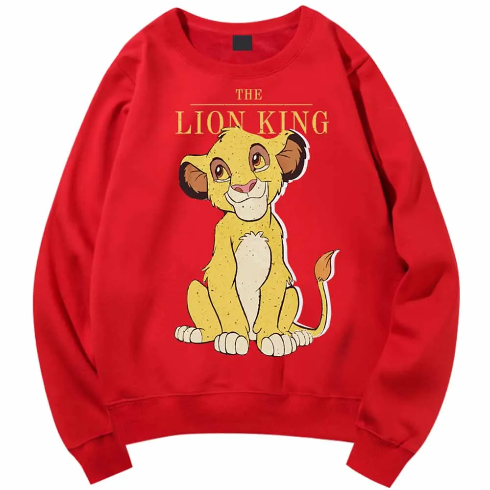 Стильная футболка с принтом из мультфильма Король джунглей Лев Disney пуловер