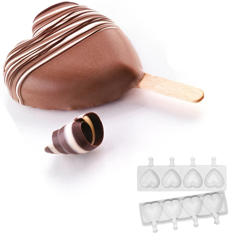 Модель мороженого с 4 полостями силиконовая форма для сделай сам Фруктового