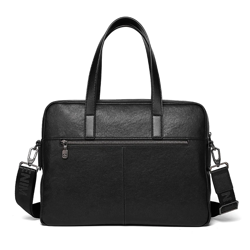 Bison Denim Multifunction Genuine Leather Business Briefcase Fashion Men's Crossbody Bags Cowhide High Quality Male Handbags